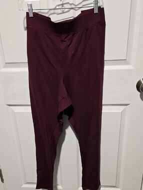 Catherines Burgundy Stretch Leggings